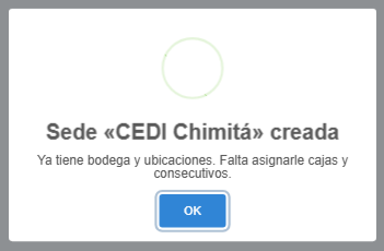 El CEDI creado
