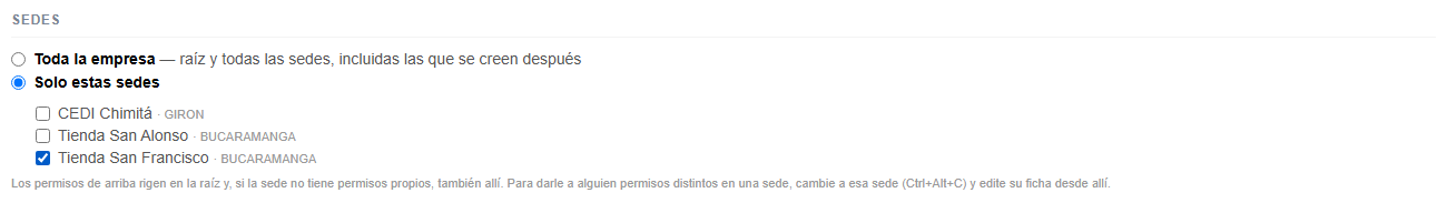 Su sede