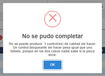 Producir sin el control: no se puede