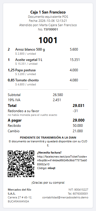 El recibo