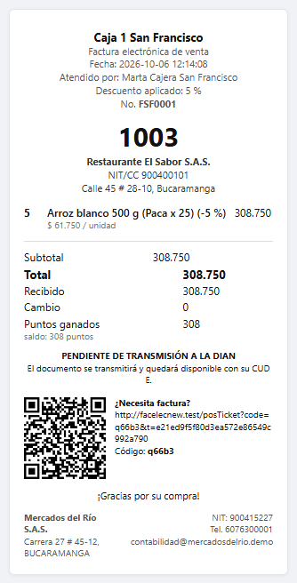 La factura